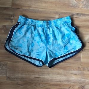 Tie dye under armor shorts